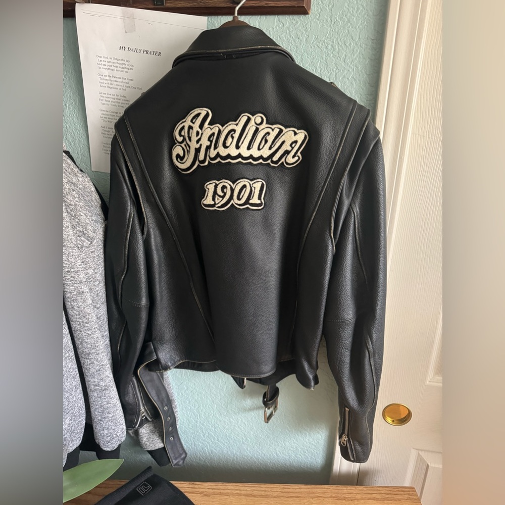 Leather jacket Indian genuine leather